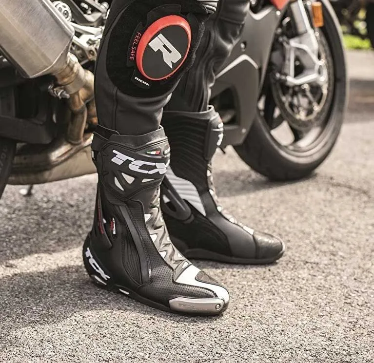 Motorcycle Riding Boots & Jeans