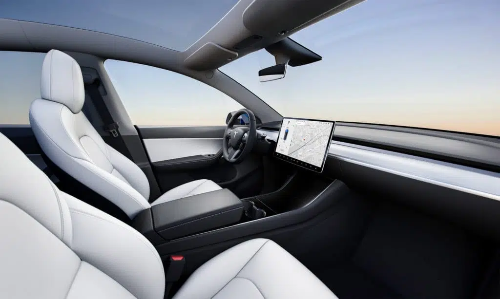The Cheapest Tesla Model Electric Vehicle - Interior