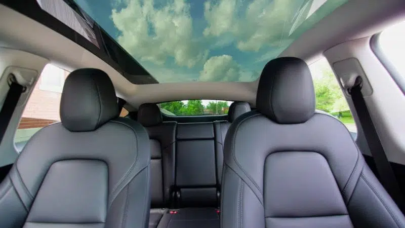 The Cheapest Tesla Model Electric Vehicle - Glass Roof