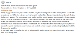 Carpuride W712D motorcycle dash cam front and rear amazon user experience