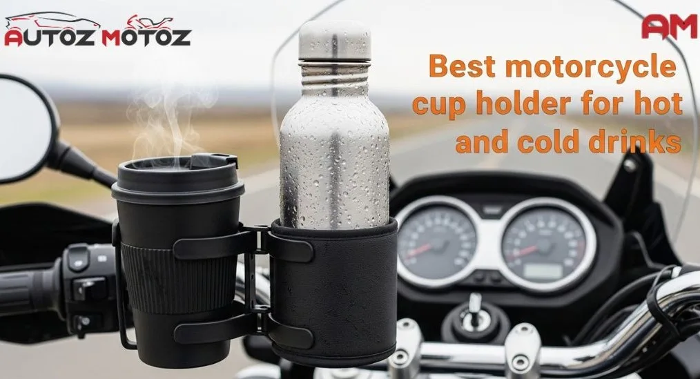 Casual cup holder for motorcycle