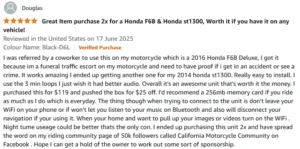 VSYSTO motorcycle video driving recorder dash cam dual amazon user experience