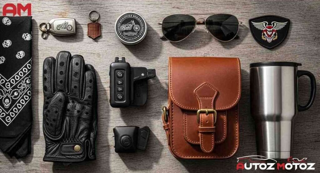 Motorcycle gift combo package for rider
