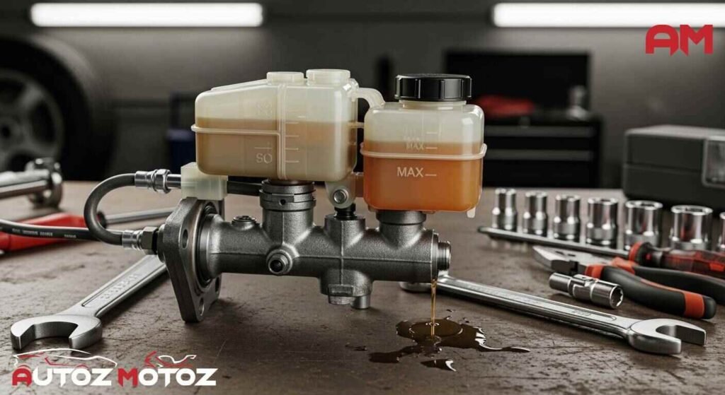 Brake cylinder for car