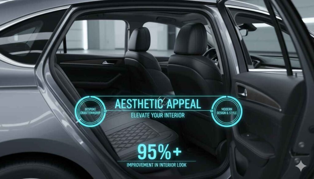 Aesthetic appeal maker seat cover