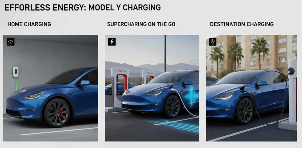 Electric charging tesla
