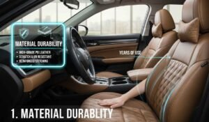 Material durable seat cover