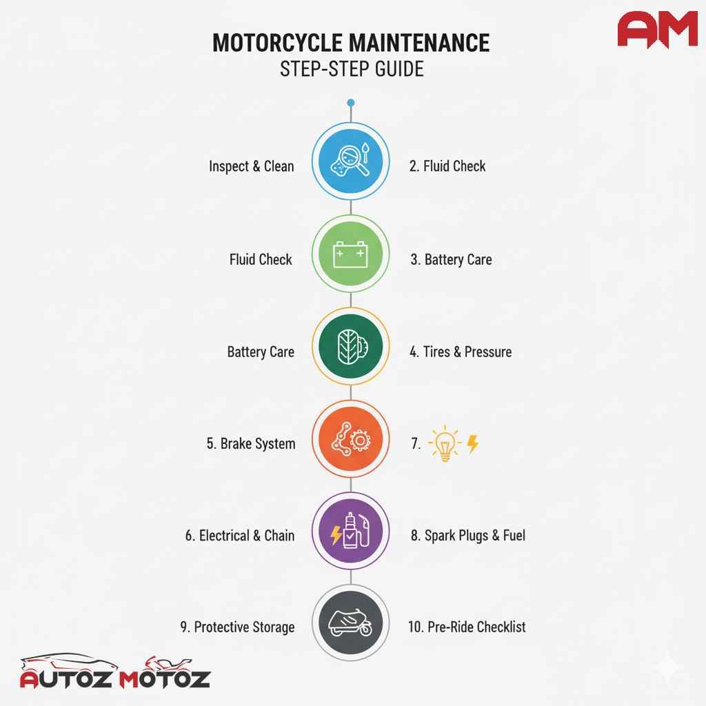 Motorcycle Maintenance Checklists