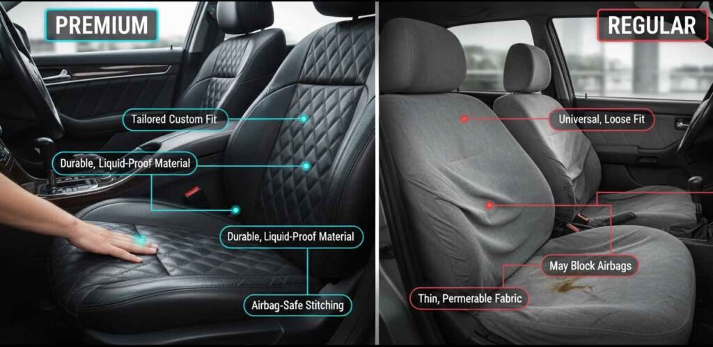 Premium vs regular seat protector