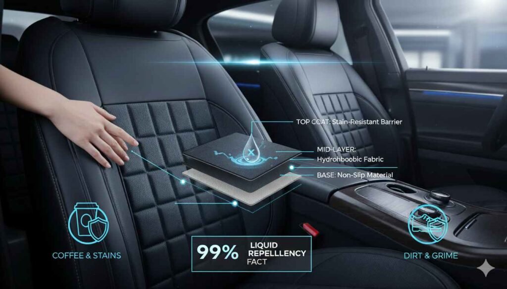 spill protector seat cover