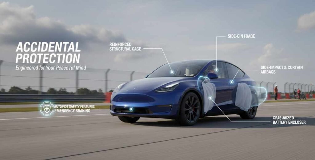 tesla accidental protection