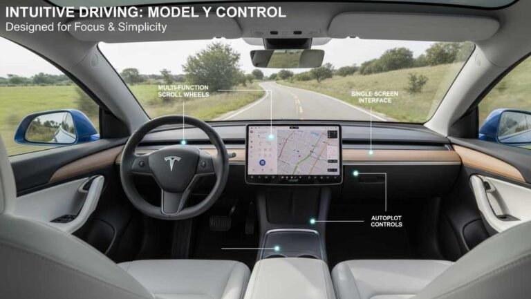 tesla driving control