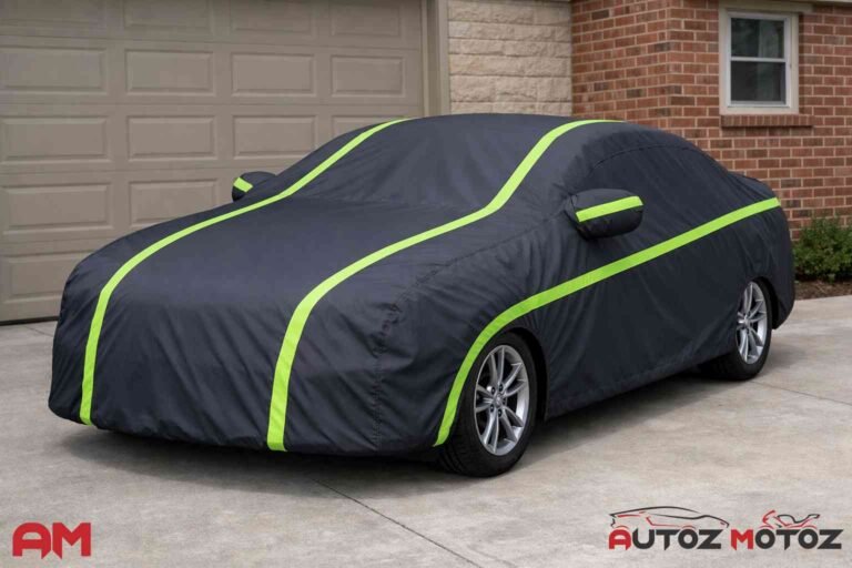 Premium all-weather waterproof car cover for outdoor protection