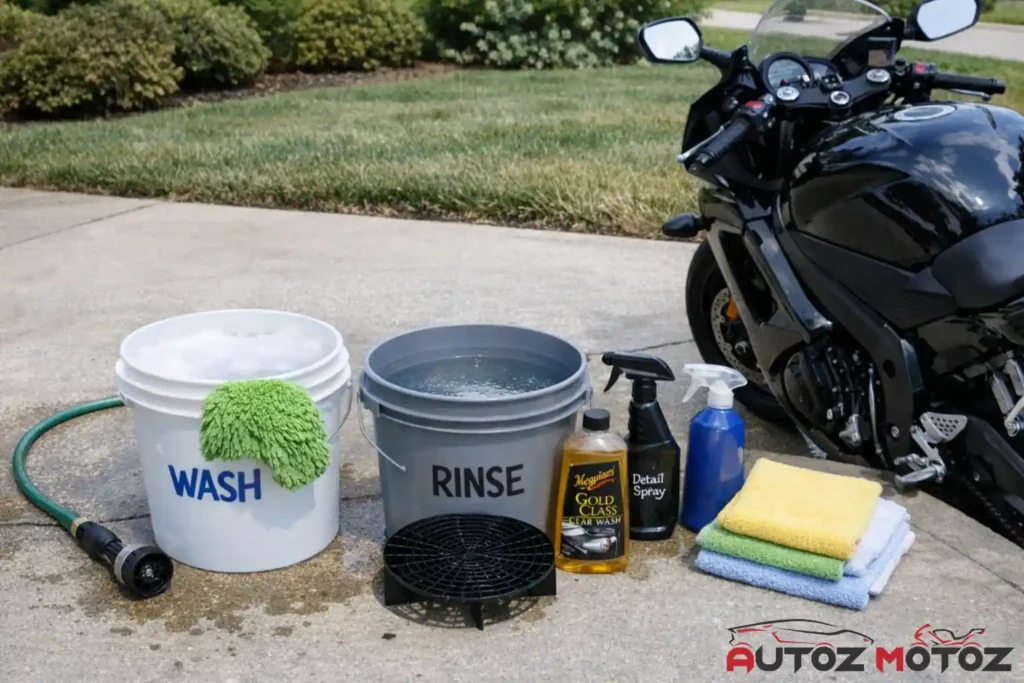 How to Wash a Motorcycle Without Scratching the Paint