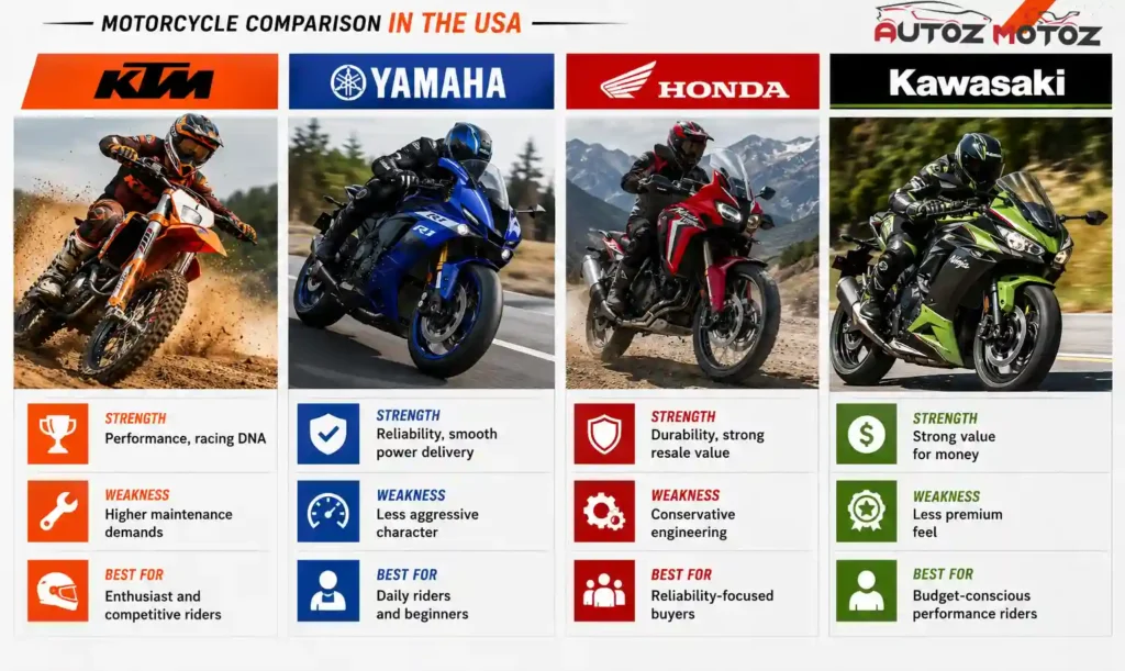 Motorcycle Comparison in USA