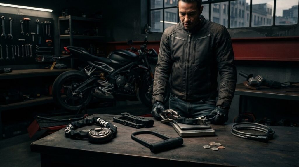 Motorcycle lock reviews: Compare lock types, weight and prices